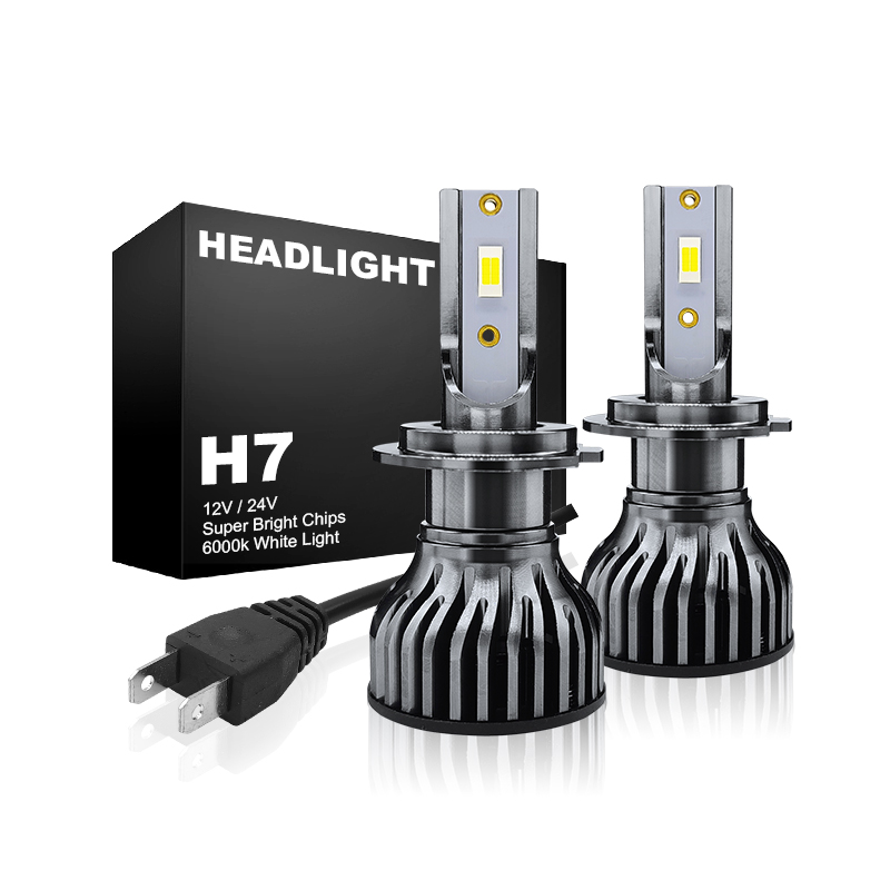 WETECH 25W LED Headlight Bulbs H7 Socket Auto Car LED Headlamp