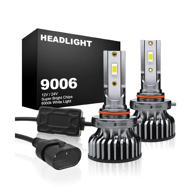 WETECH 25W LED Headlight Bulbs 9006 Socket Auto Car LED Headlamp