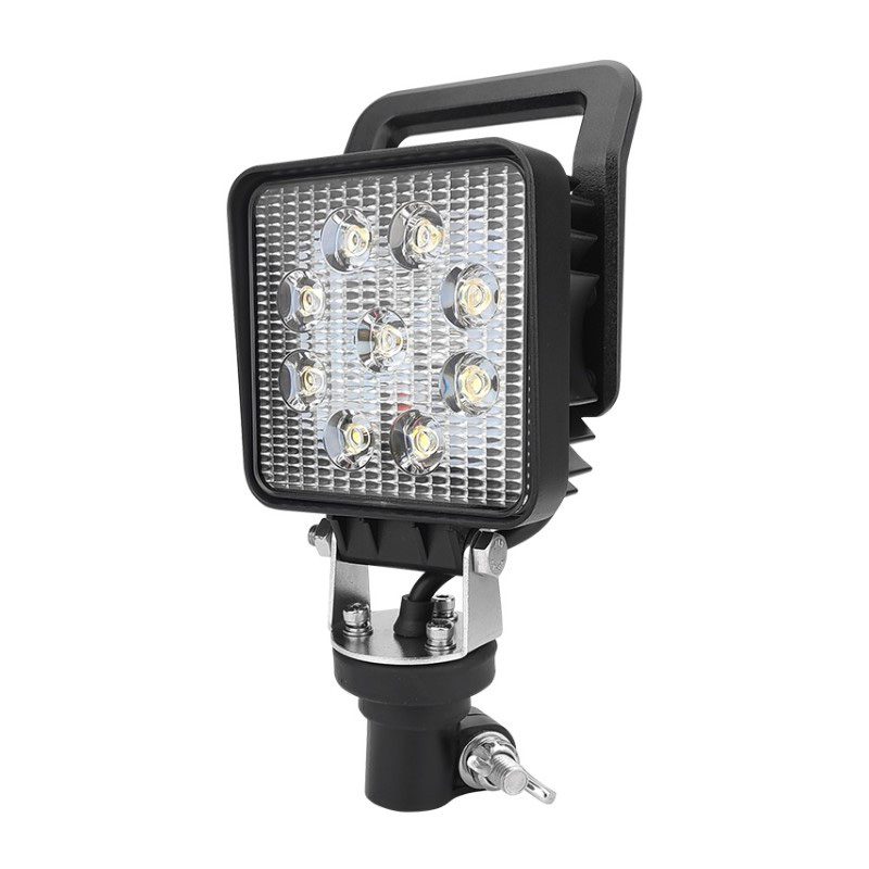 WETECH 27W Lampes de travail pour tracteur agricole à LED avec poignée et interrupteur