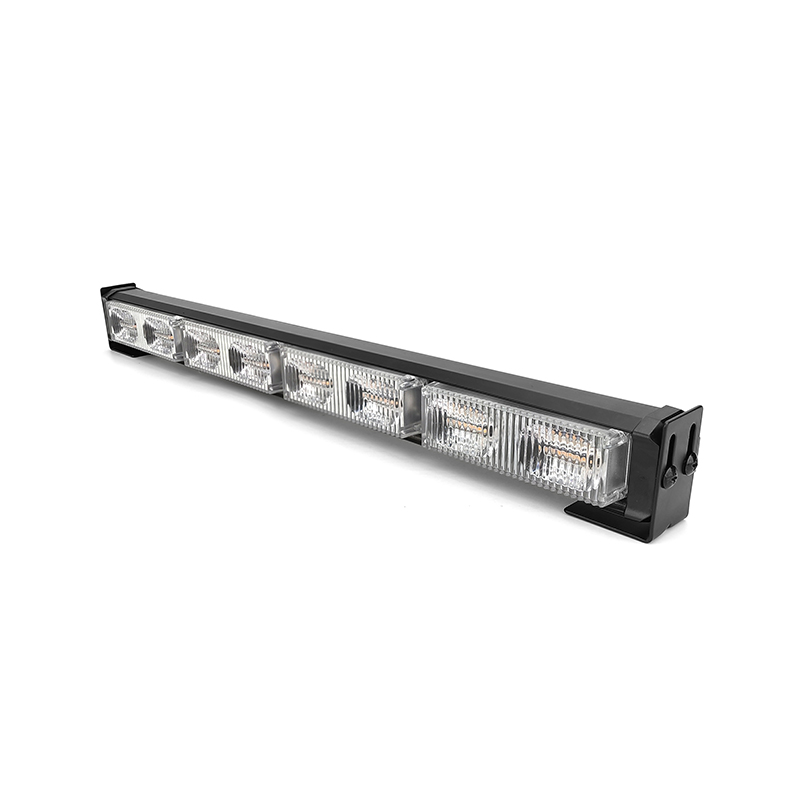 WETECH 24W 16" LED Strobe Light Bar Flash Rooftop Emergency Warning Light