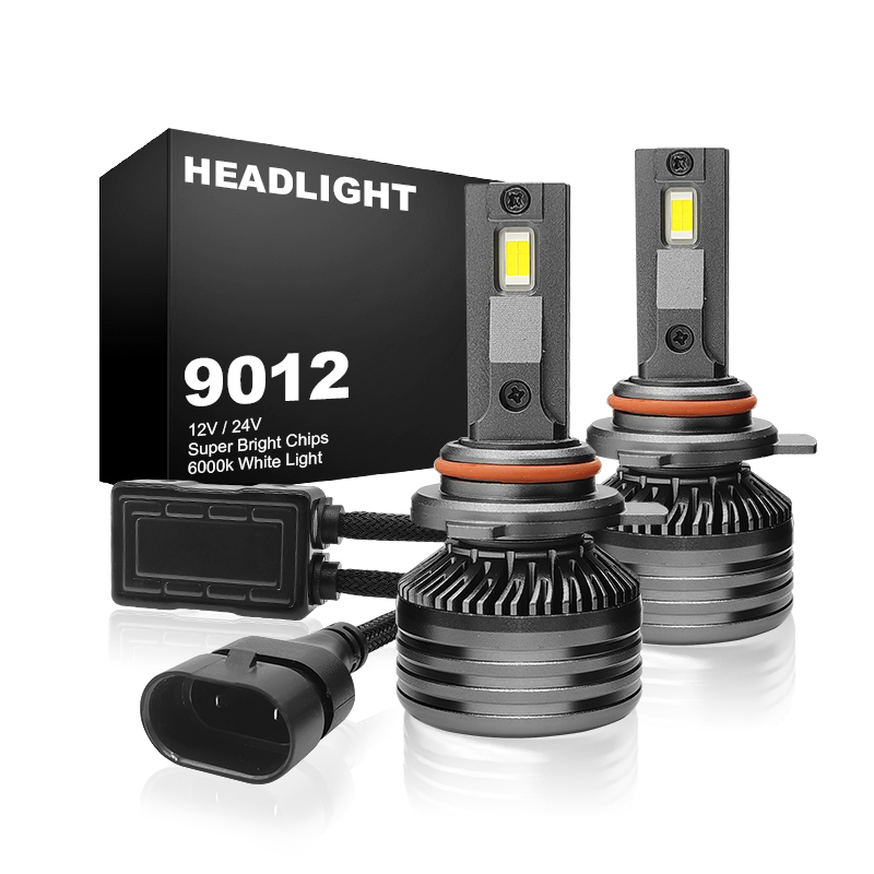 WETECH 55W LED Headlight Bulbs 9012 Socket Auto Car LED Headlamp