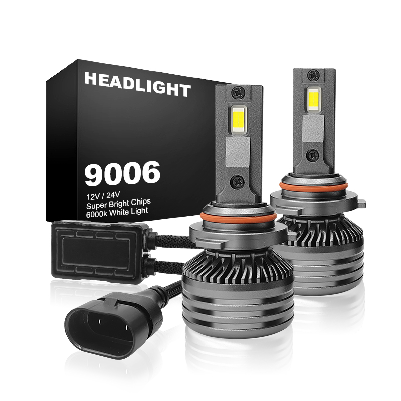 WETECH 55W LED Headlight Bulbs 9006 Socket Auto Car LED Headlamp