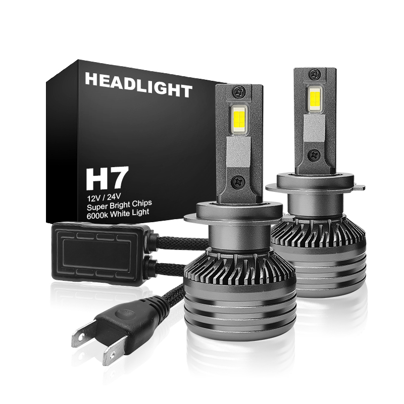 WETECH 55W LED Headlight Bulbs H7 Socket Auto Car LED Headlamp