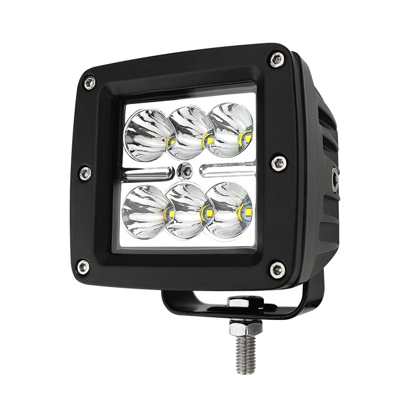 WETECH 18W 3" LED Auxiliary Spot Light Mini Cube Off-road Driving Lights