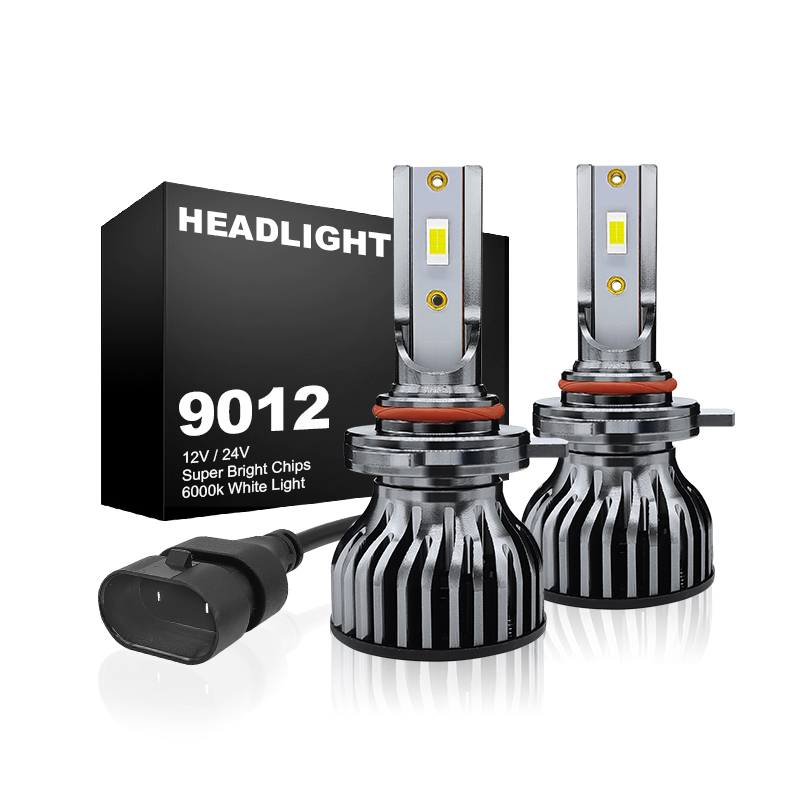 WETECH 25W LED Headlight Bulbs 9012 Socket Auto Car LED Headlamp