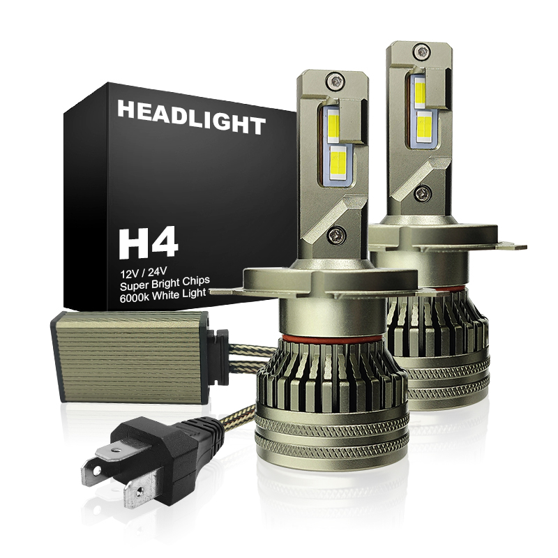 WETECH 35W LED Headlight Bulbs H4 Socket Auto Car LED Headlamp