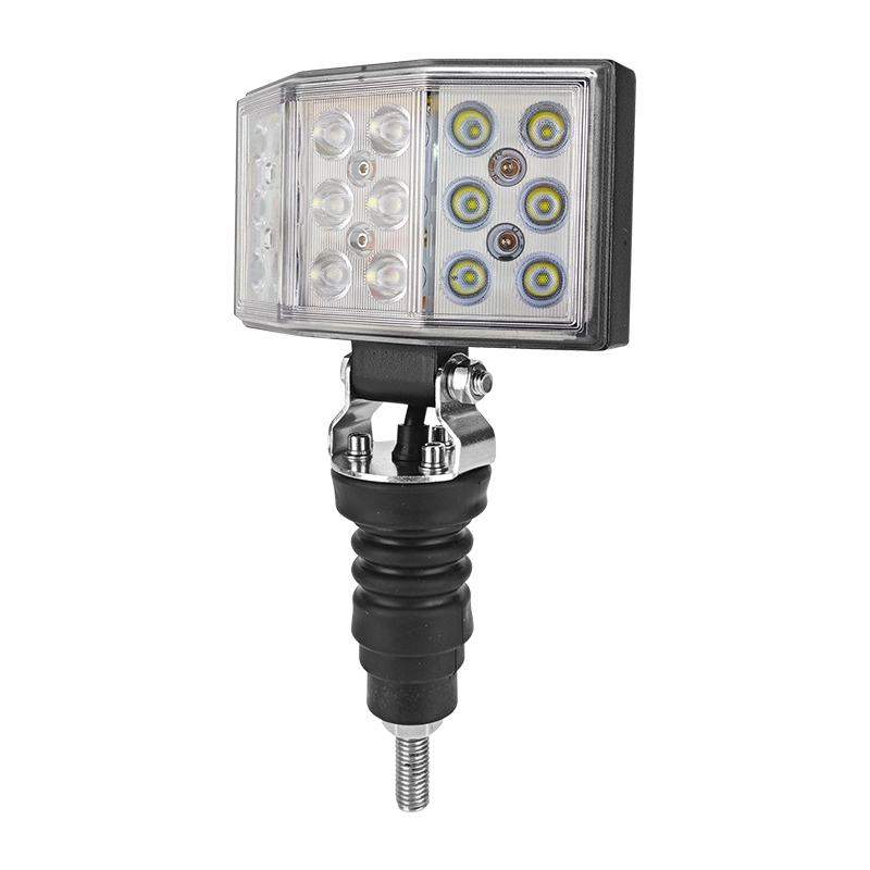 WETECH 54W rond LED interrupteur de lampe de travail Din pôle montage à vis