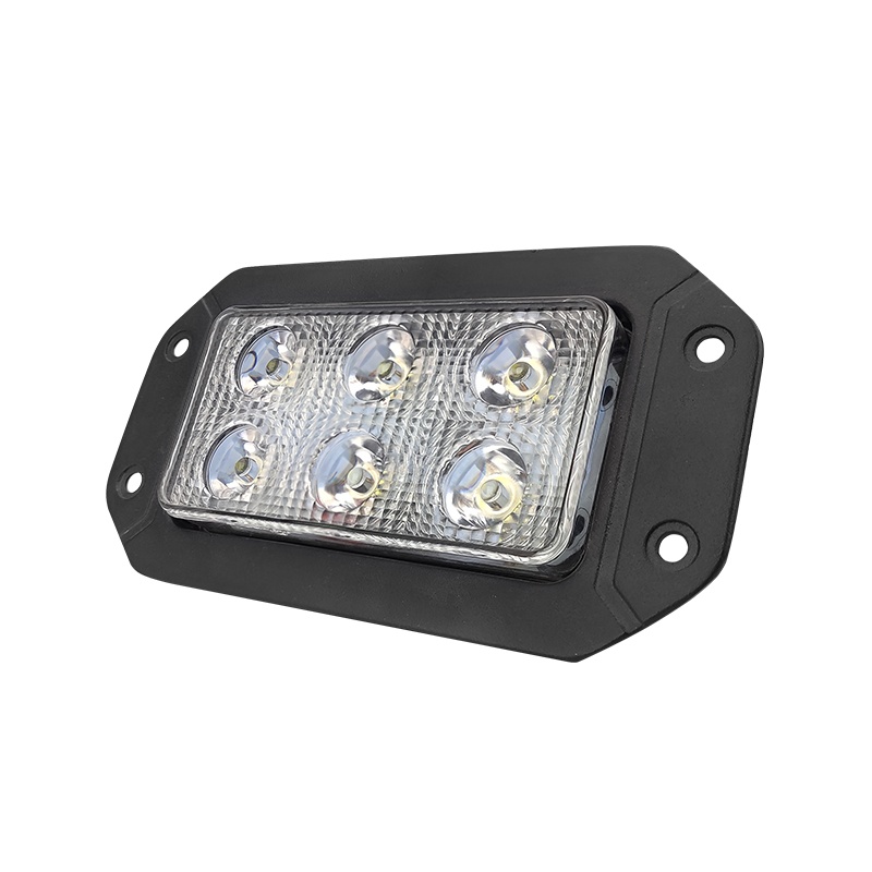 WETECH 18W 5" LED Auxiliary Flood Light Flush Mount Off-road Driving Lights