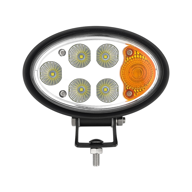 WETECH 36W Combinaison LED Lampes de travail 5,6" Lumières de tracteur ovales avec clignotant